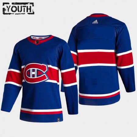 Camisola Montreal Canadiens Blank 2020-21 Reverse Retro Authentic - Criança